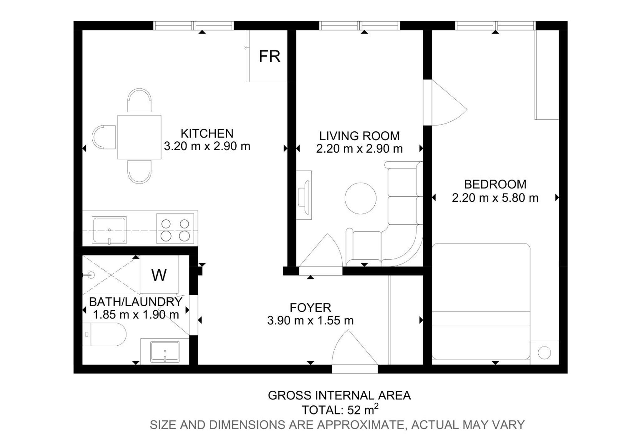 Appartement 1br On The Beautiful Street In Center Ljubljana
